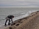 So war es dann für mich auch kein Problem, mich dran zu hängen und zum nächsten Strand zu wechseln. Zunächst einmal wurde von Markus der Bestand an versteinerten Fossilien etwas aufgebessert. Leider ging er vor mir ;)